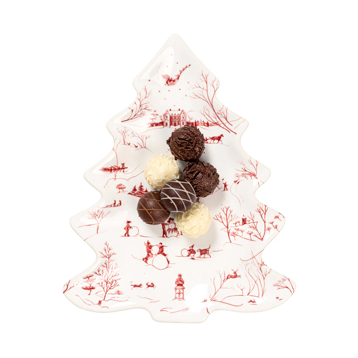 Country Estate Winter Frolic 10" Tree Tray - Image 2