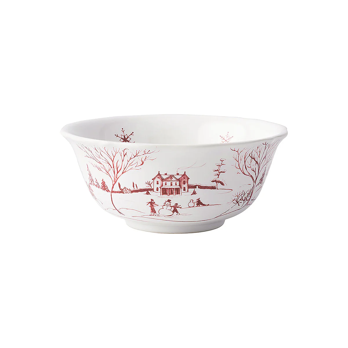 Country Estate Winter Frolic 16pc Place Setting - Ruby - Image 6