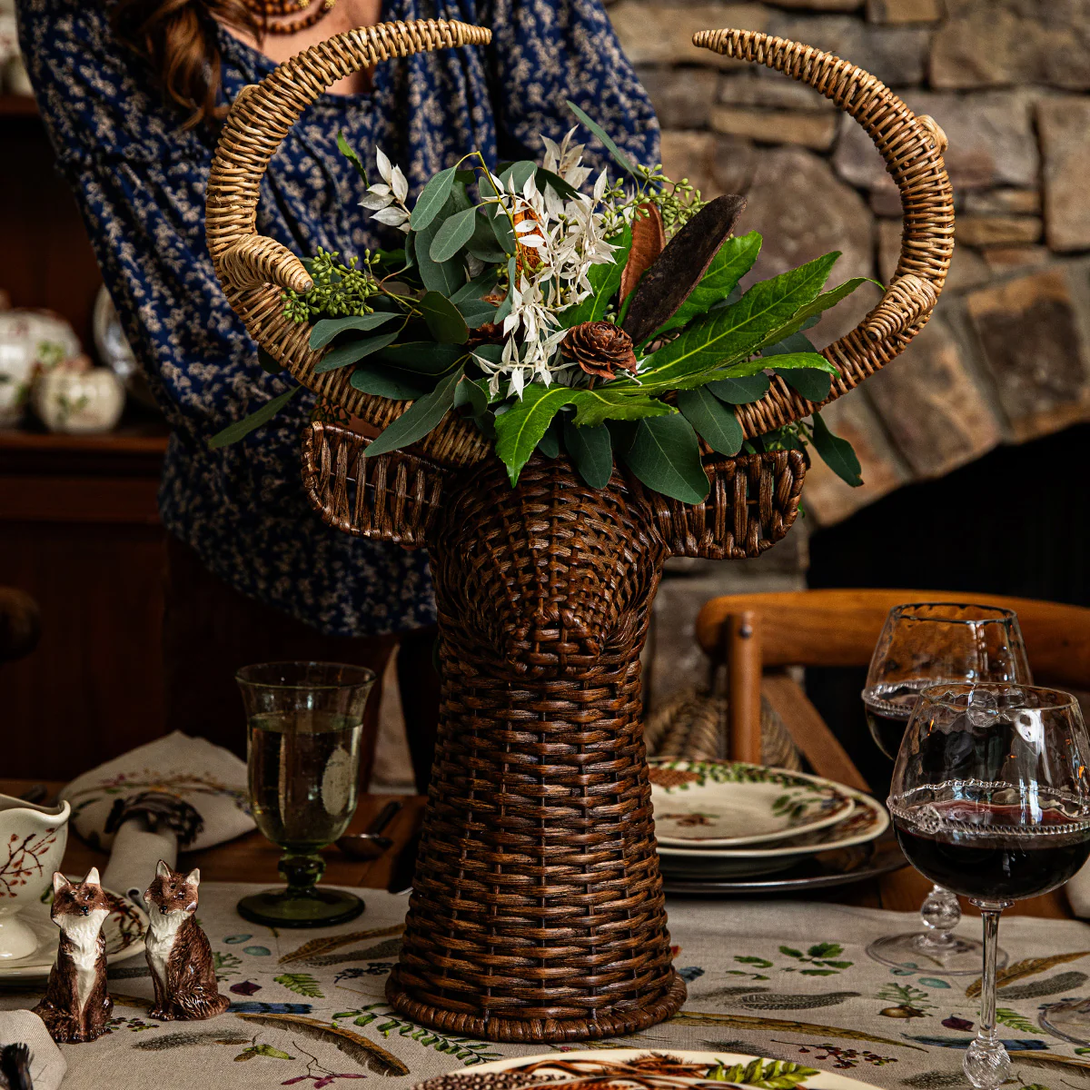 Devon Willow 22" Stag Vase - Image 4