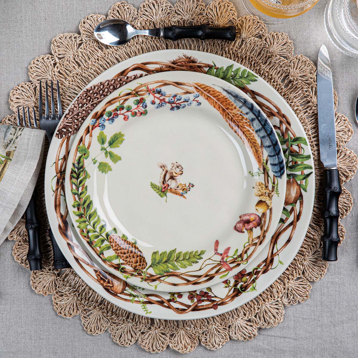 Forest Walk Dessert/Salad Plate Assorted Set/4 - Image 5