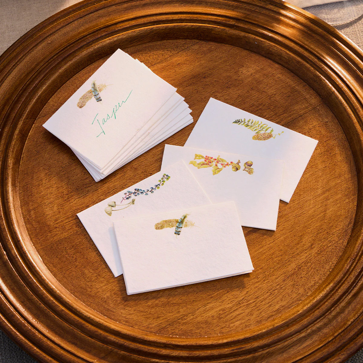 Forest Walk Place Card Assorted Set/12 - Multi - Image 4