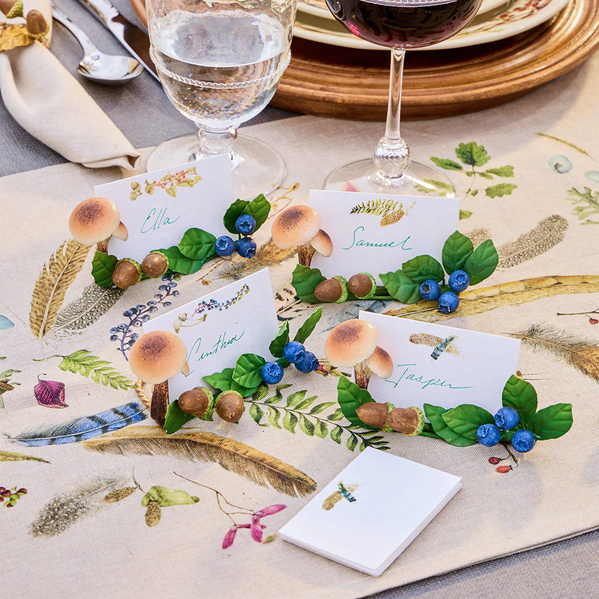 Forest Walk Place Card Assorted Set/12 - Multi - Image 6