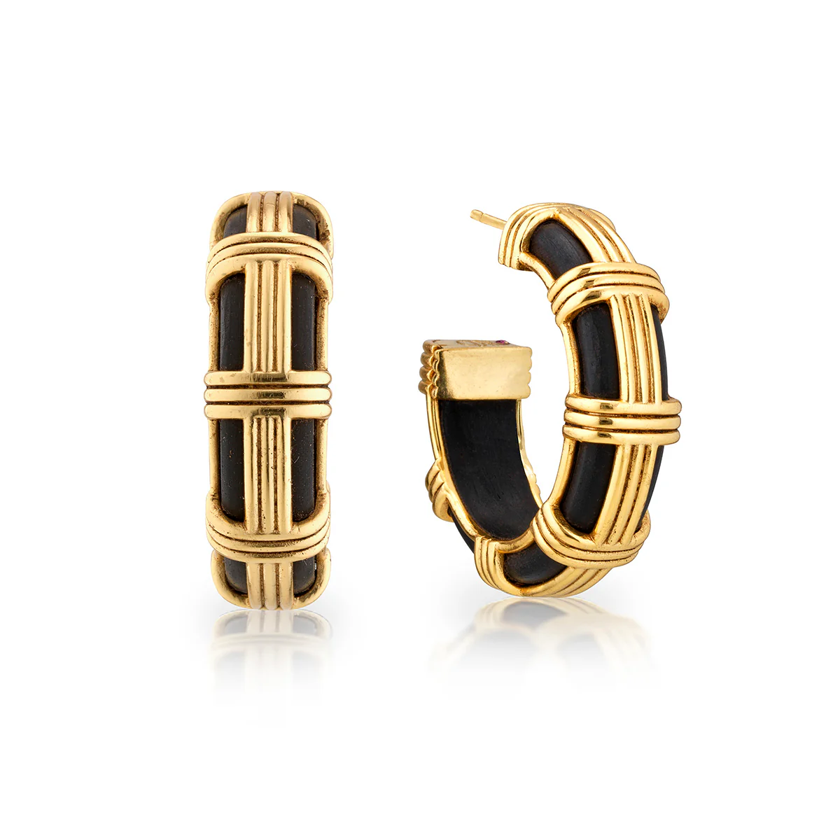 Gaia Cage Hoop Earrings - Image 3