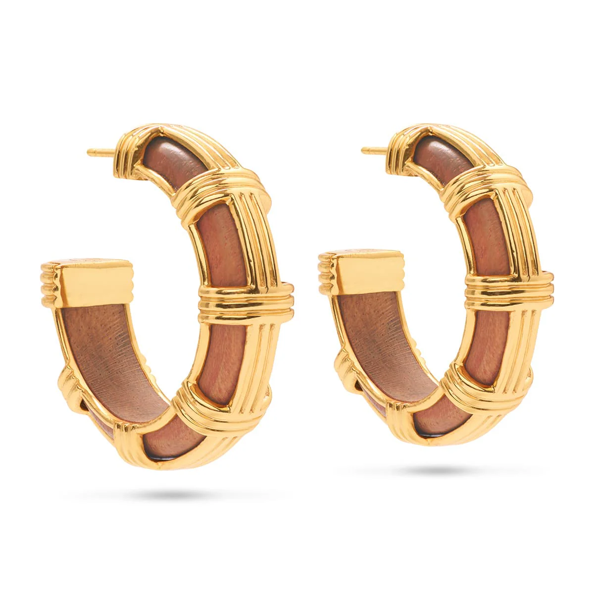 Gaia Cage Hoop Earrings - Image 4