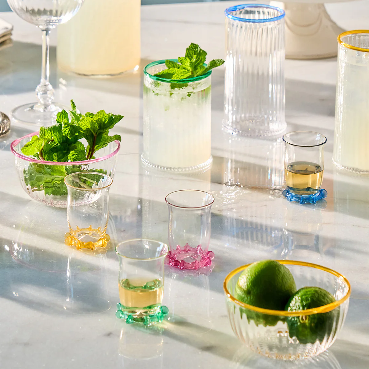Harriet Shot Glass Assorted Set/4 - Multi - Image 4