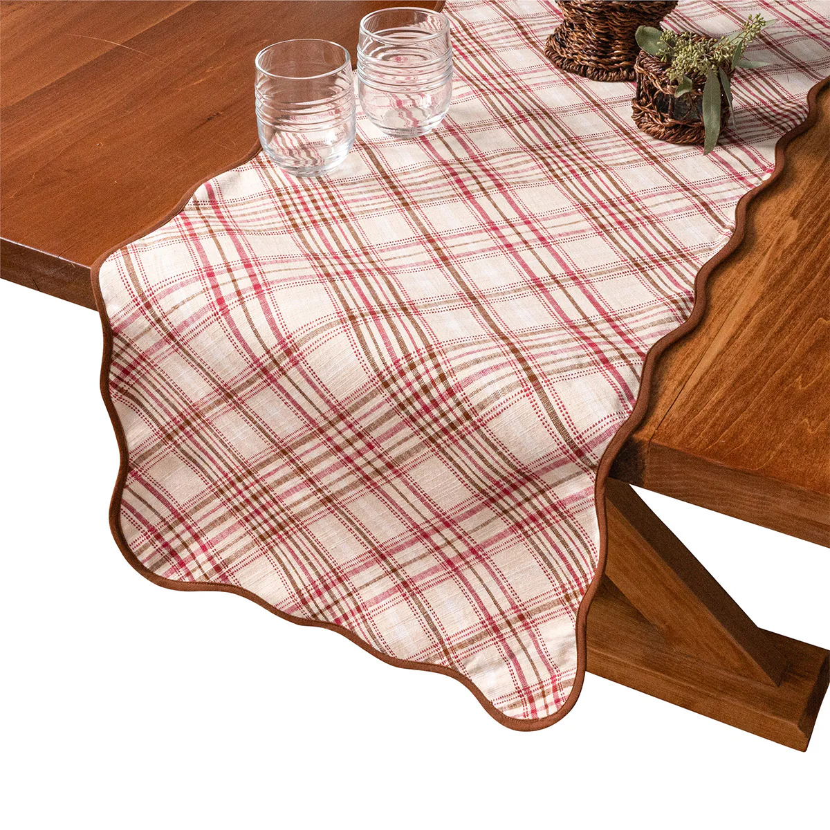 Harvest Tartan 18" x 90" Table Runner - Image 2