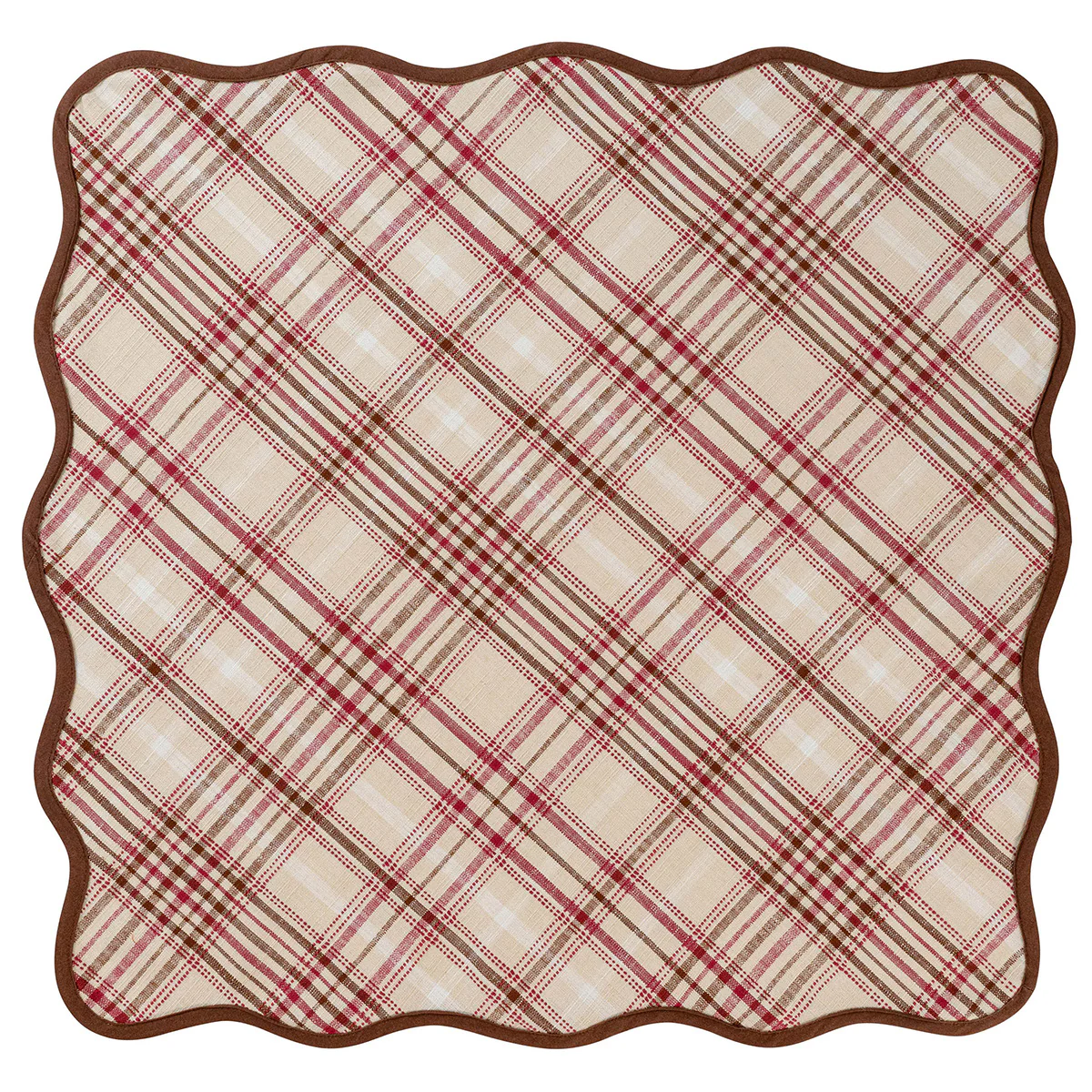 Harvest Tartan 52" Square Tablecloth - Image 2