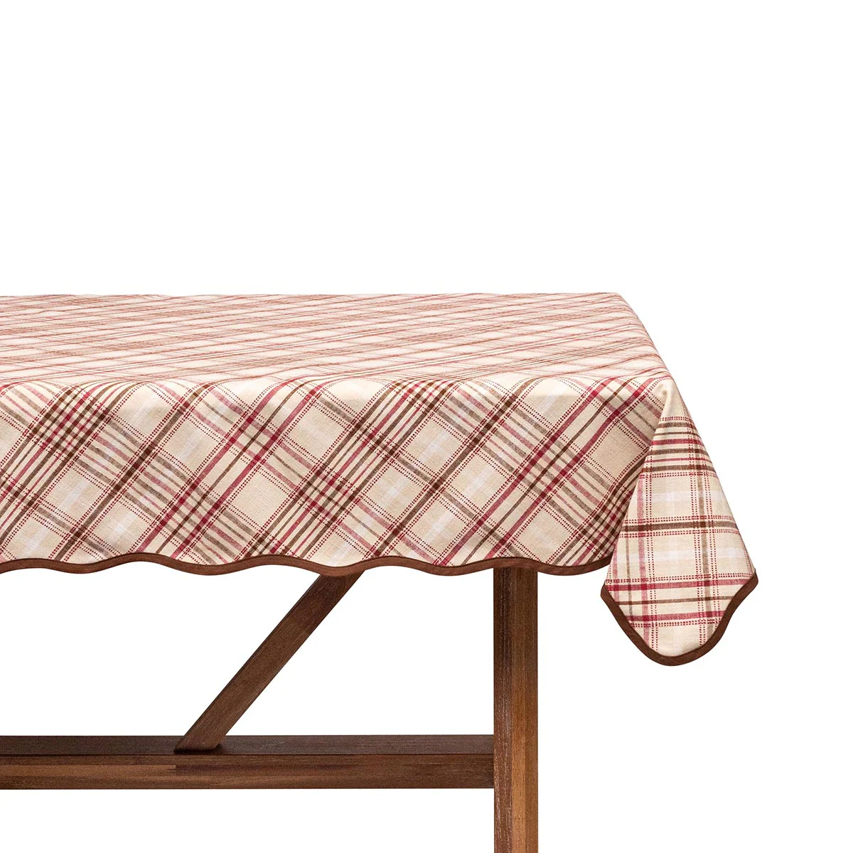 Harvest Tartan 52" Square Tablecloth - Image 3