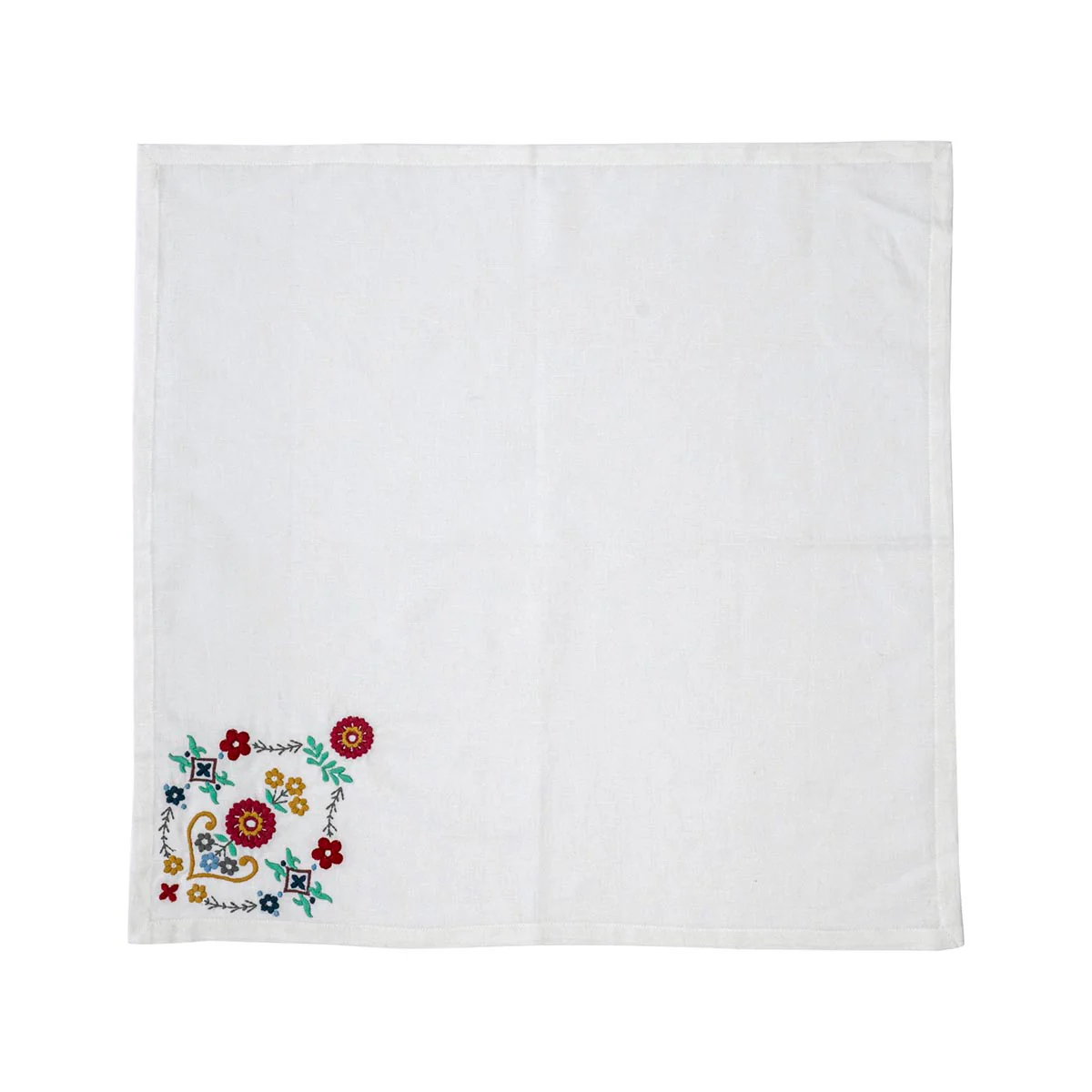 Heidi Embroidered Napkin Set/4 - Multi - Image 3