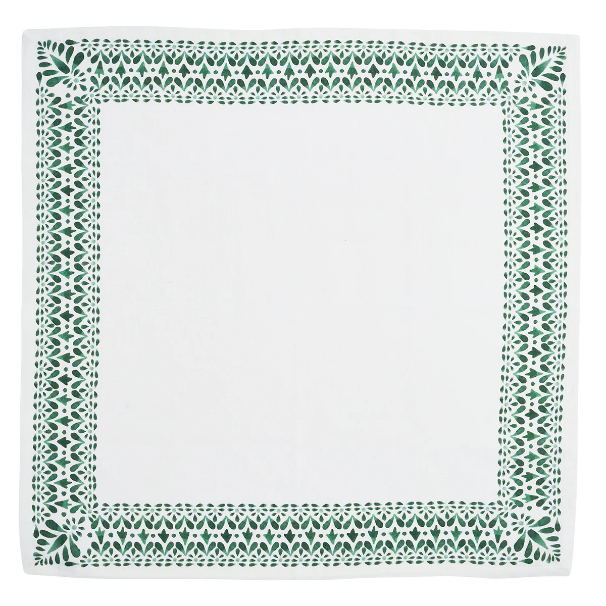 Iberian Border Napkin Set/4 - Evergreen - Image 3
