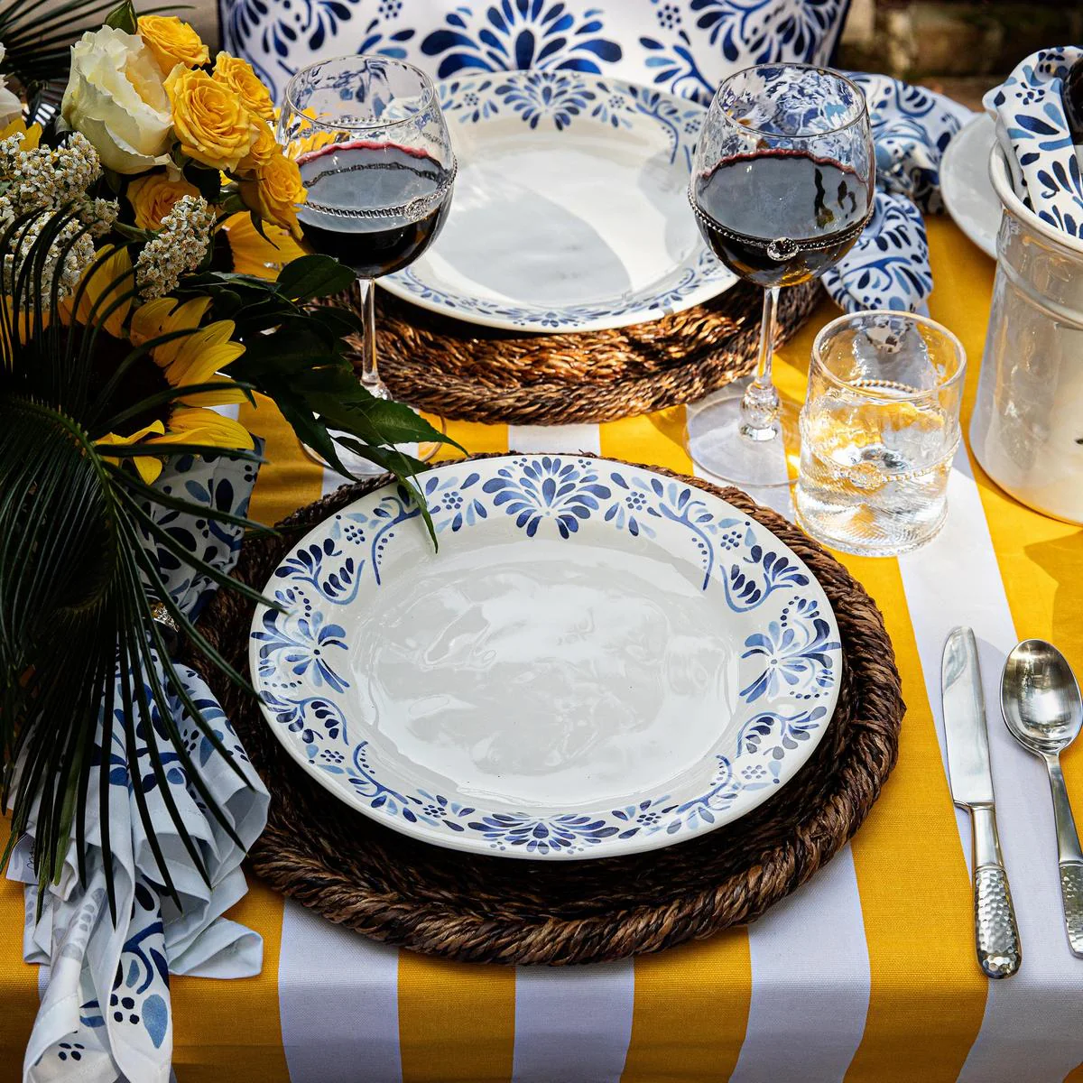 Iberian Dinner Plate - Indigo - Image 3