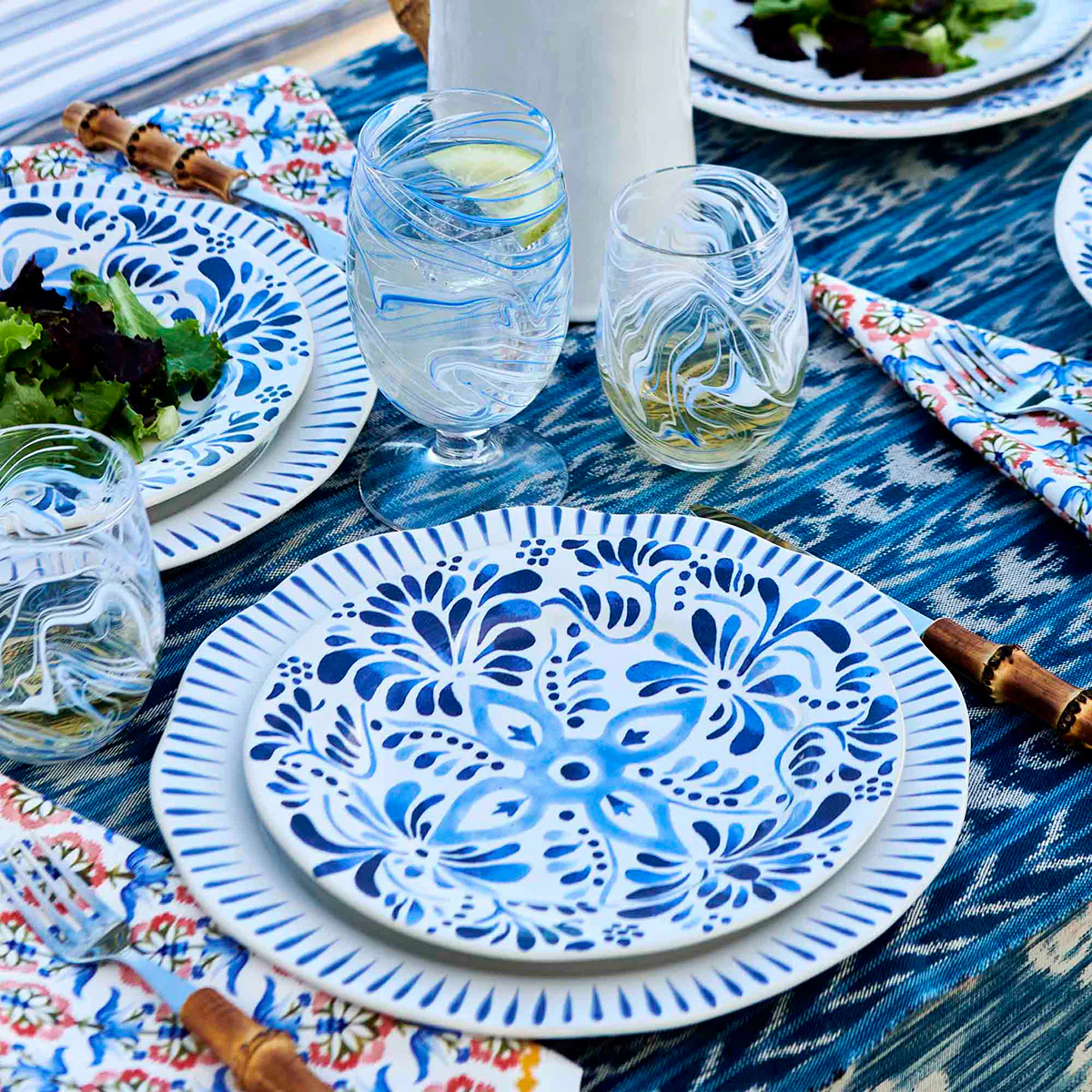 Iberian Dessert/Salad Plate - Indigo - Image 4