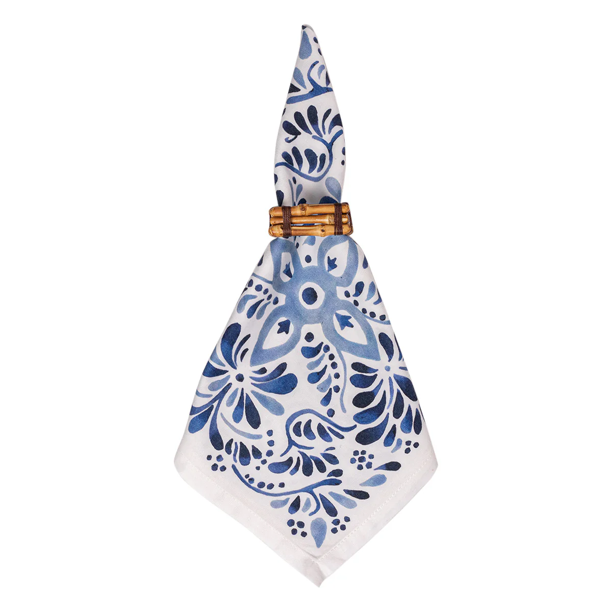 Iberian Napkin Set/4 - Indigo - Image 2