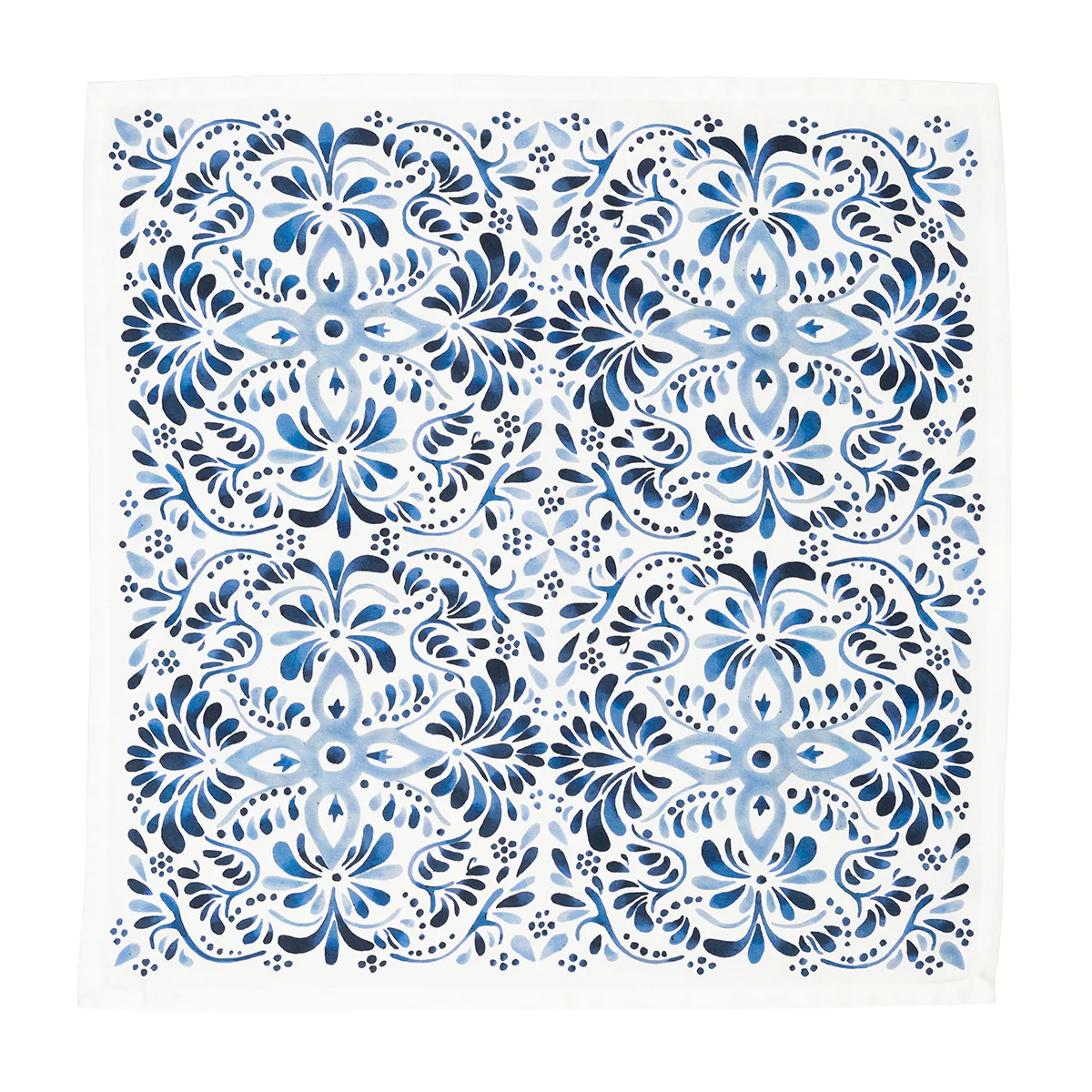 Iberian Napkin Set/4 - Indigo - Image 3