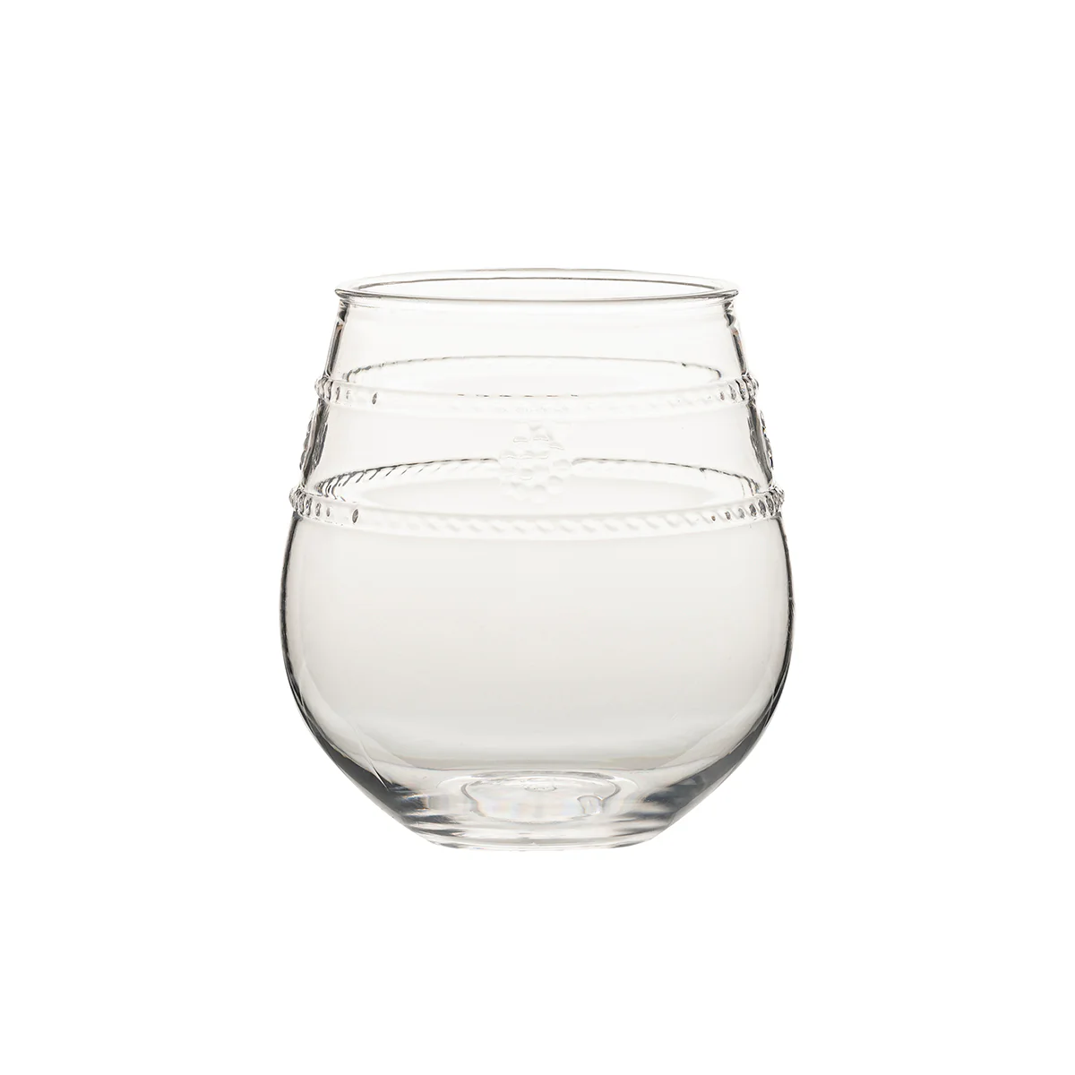 Isabella Acrylic Stemless Wine GlassSet/4 - Image 3