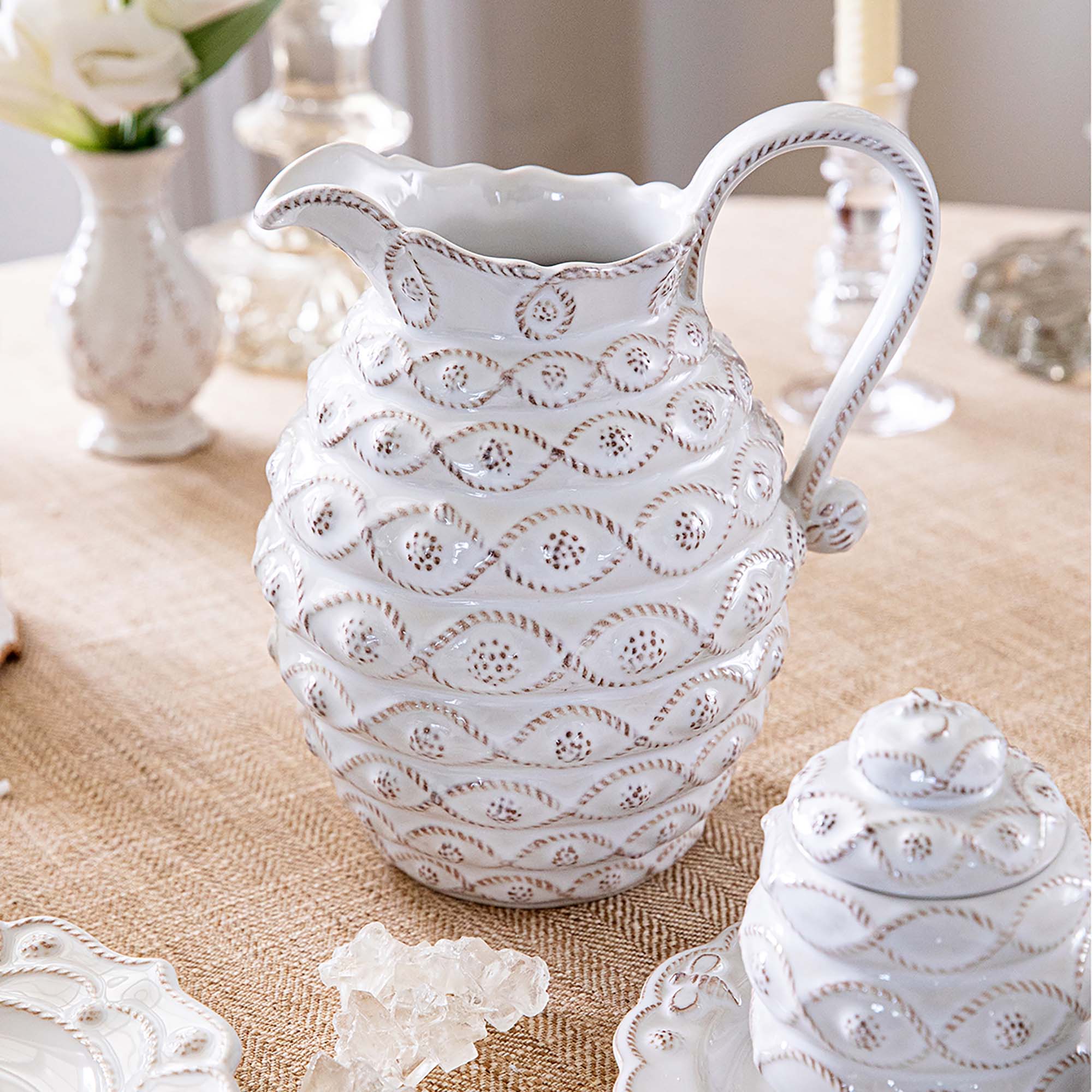 Jardins du Monde Ceramic Pitcher - Image 4