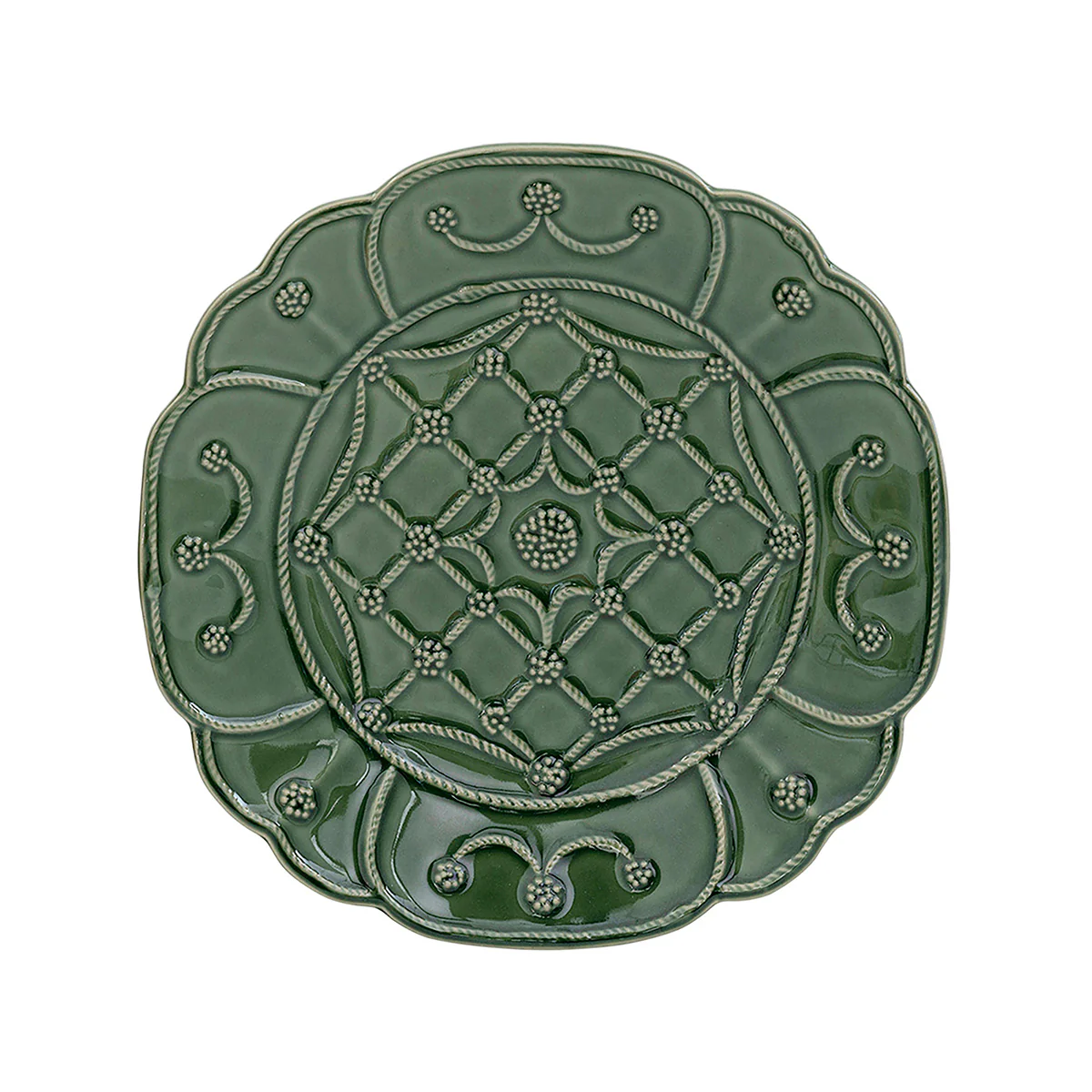 Jardins du Monde Dessert/Salad Plate Assorted Set/4 - Basil - Image 10