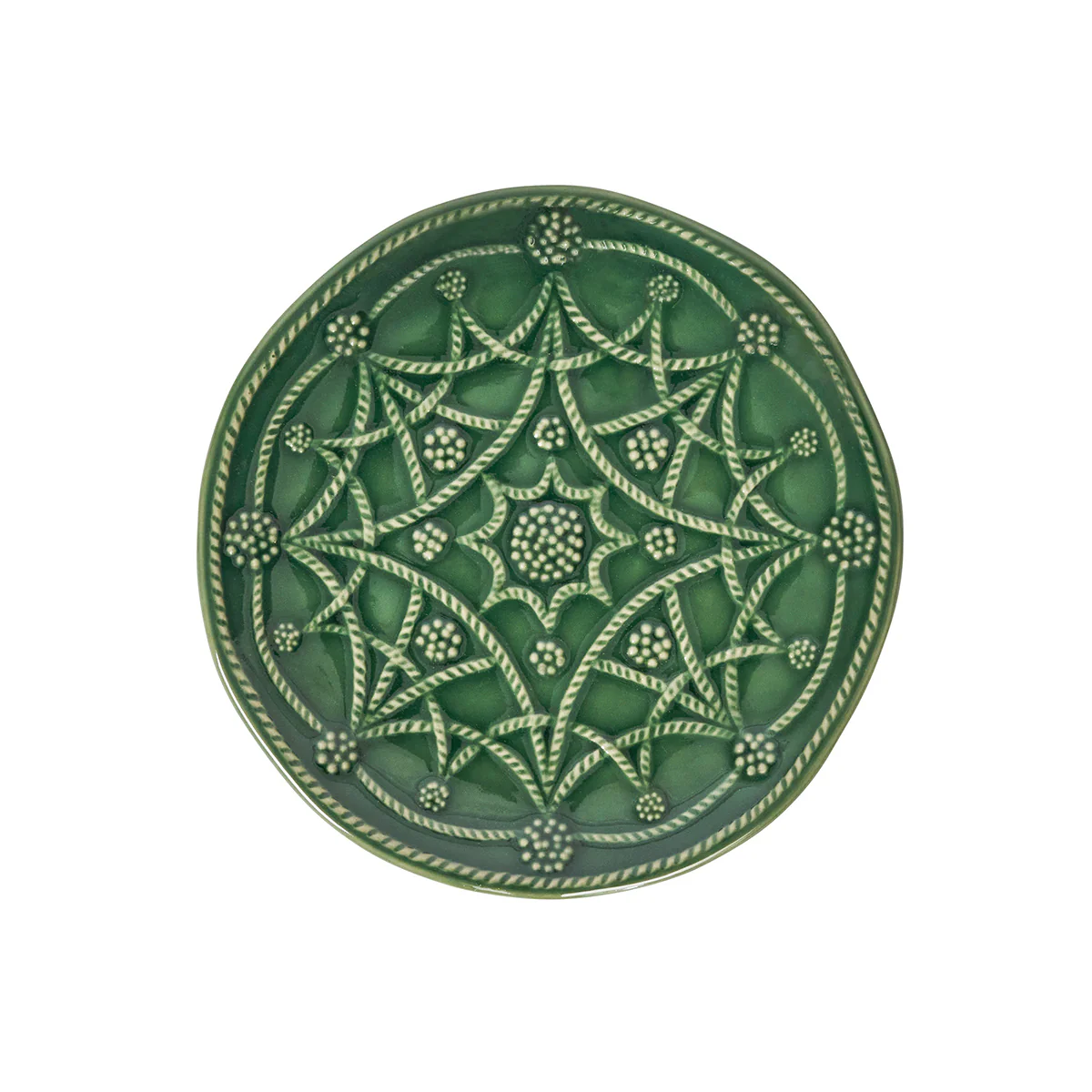 Jardins du Monde Side/Cocktail Plate Assorted Set/4 - Basil - Image 10