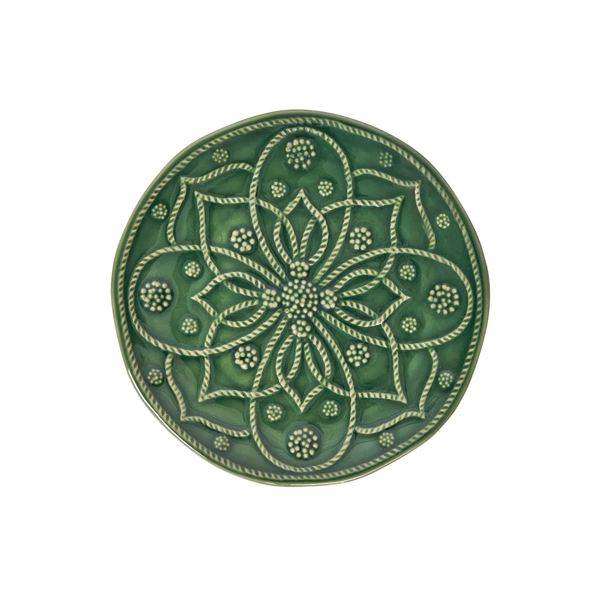 Jardins du Monde Side/Cocktail Plate Assorted Set/4 - Basil - Image 8