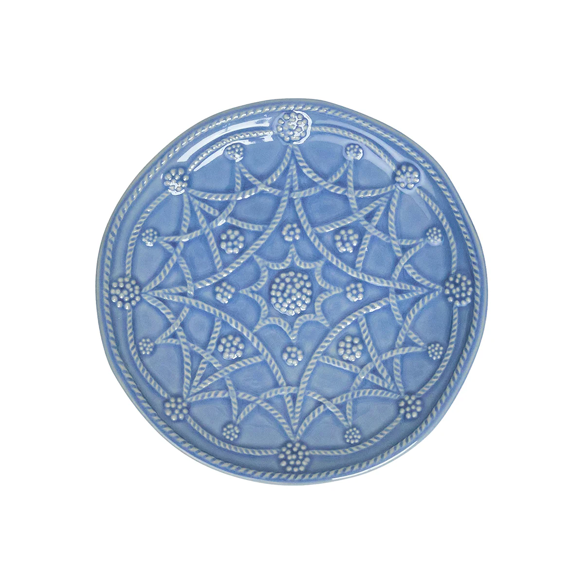 Jardins du Monde Side/Cocktail Plate Assorted Set/4 - Chambray - Image 10