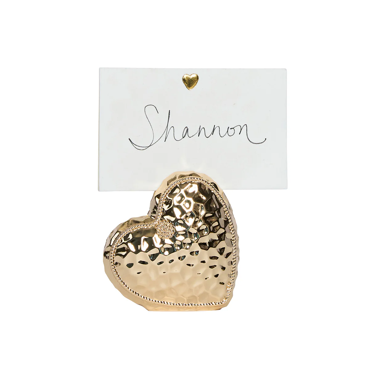 L'Amour Toujours Place Card Set/12 - Gold - Image 2