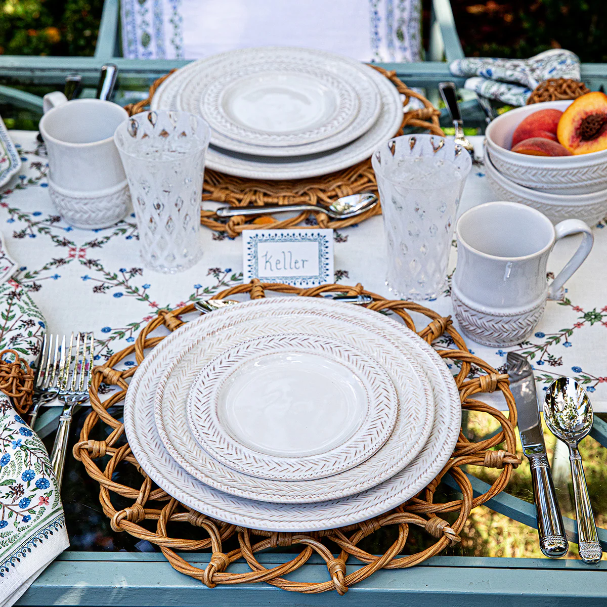 Le Panier Dinner Plate - Whitewash - Image 5
