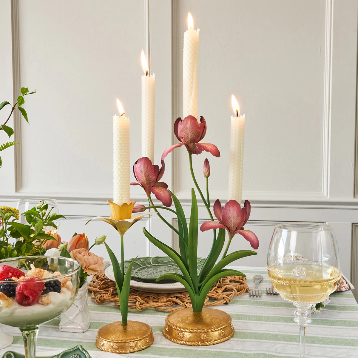 Meadow Walk Daffodil 9" Candlestick - Yellow - Image 4
