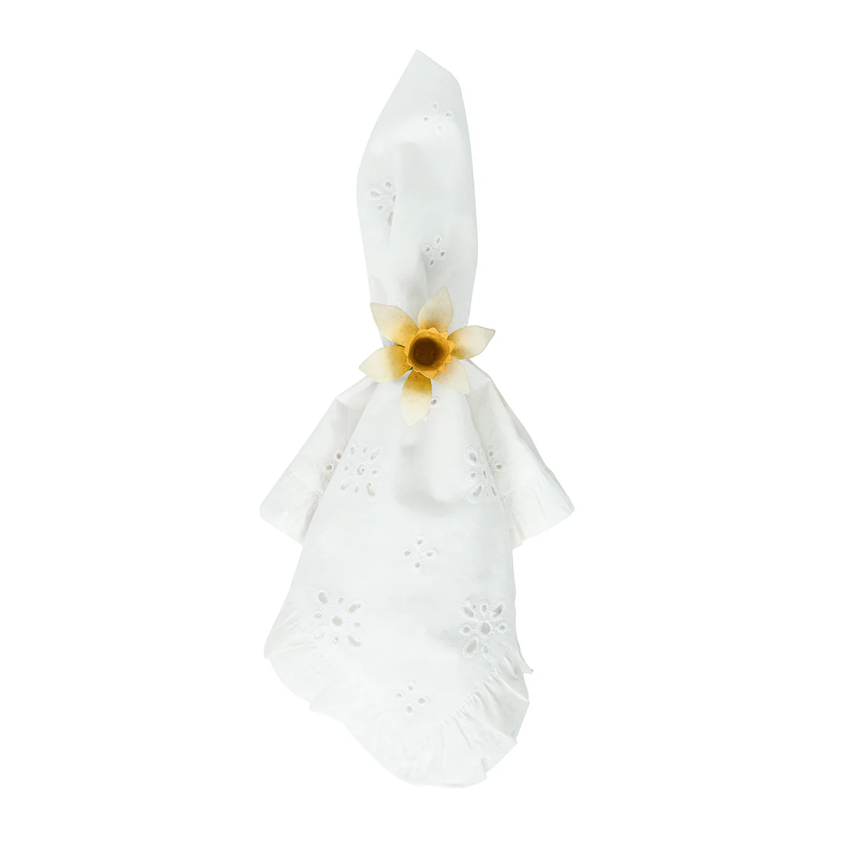 Meadow Walk Floral Napkin Ring Assorted Set/4 - Multi - Image 3
