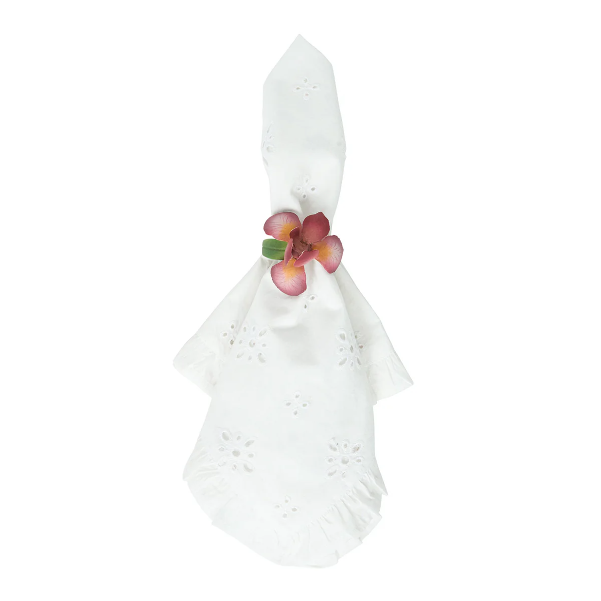 Meadow Walk Floral Napkin Ring Assorted Set/4 - Multi - Image 6