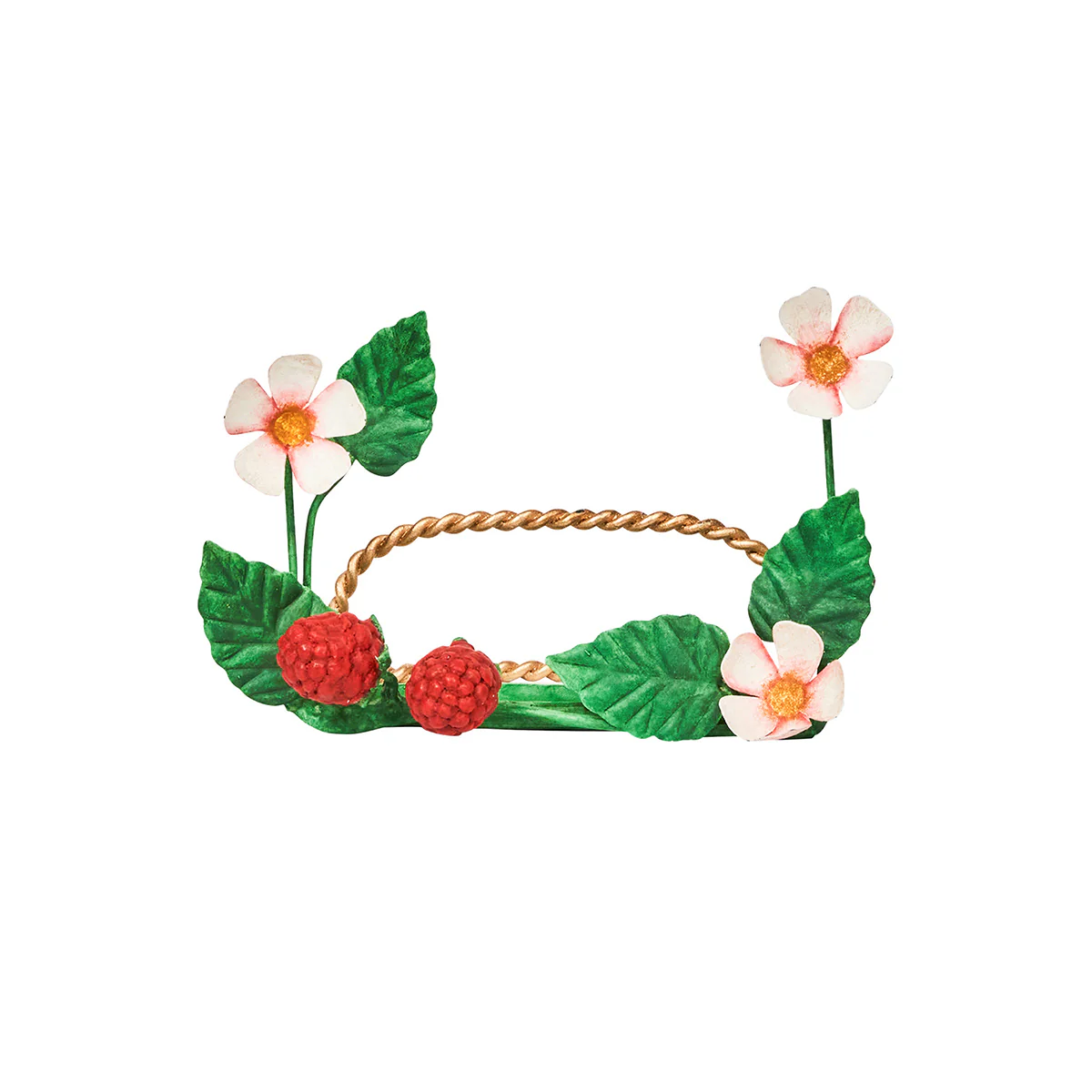 Meadow Walk Raspberries Place Card Holder Set/4 - Multi - Image 3