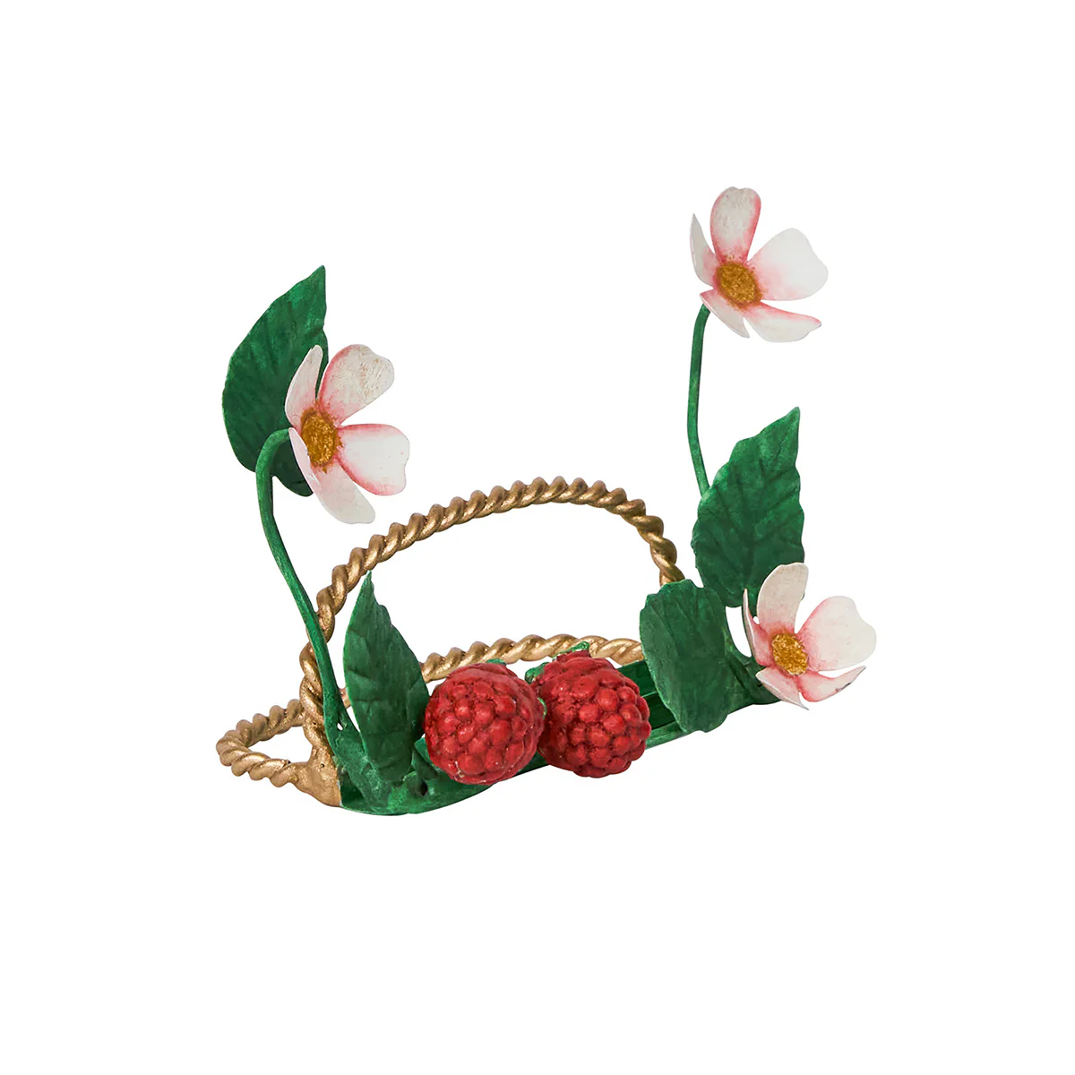 Meadow Walk Raspberries Place Card Holder Set/4 - Multi - Image 4