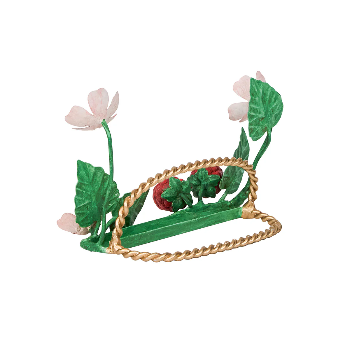 Meadow Walk Raspberries Place Card Holder Set/4 - Multi - Image 5
