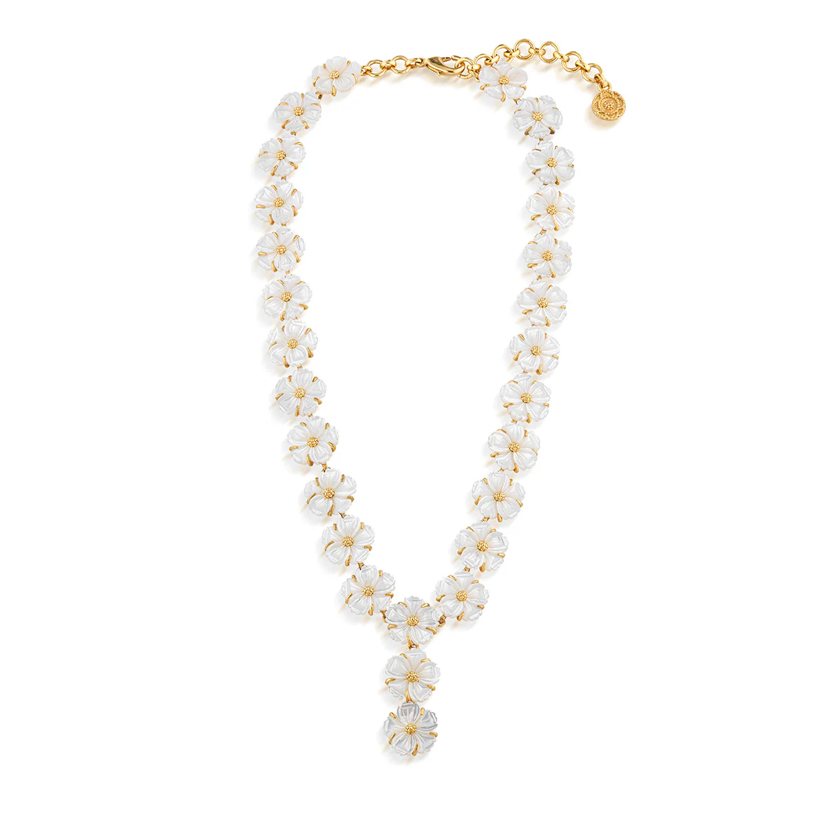 Mermaid Garden Petite Riviere Convertible Necklace, 16" - MOP - Image 3