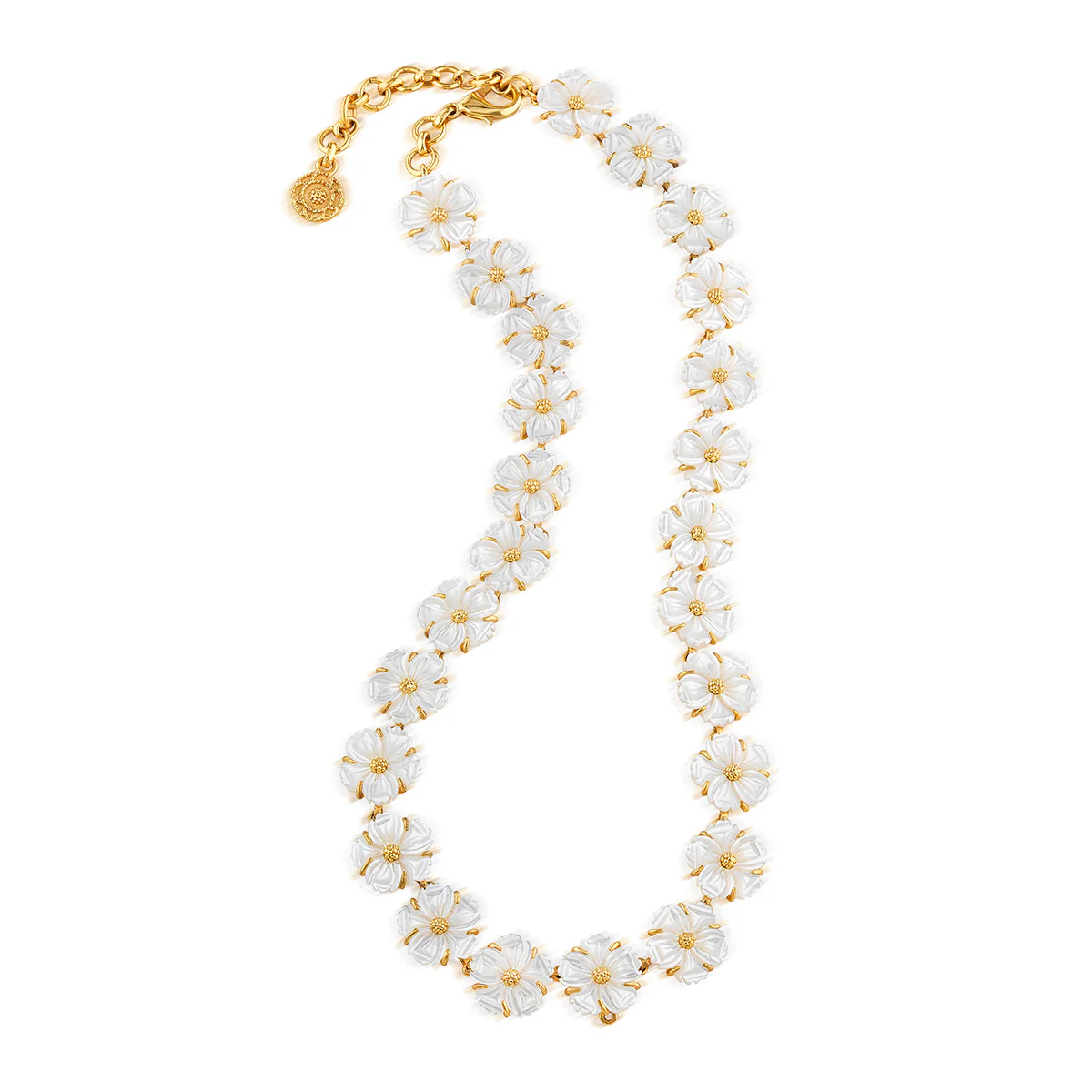 Mermaid Garden Petite Riviere Convertible Necklace, 16" - MOP - Image 4