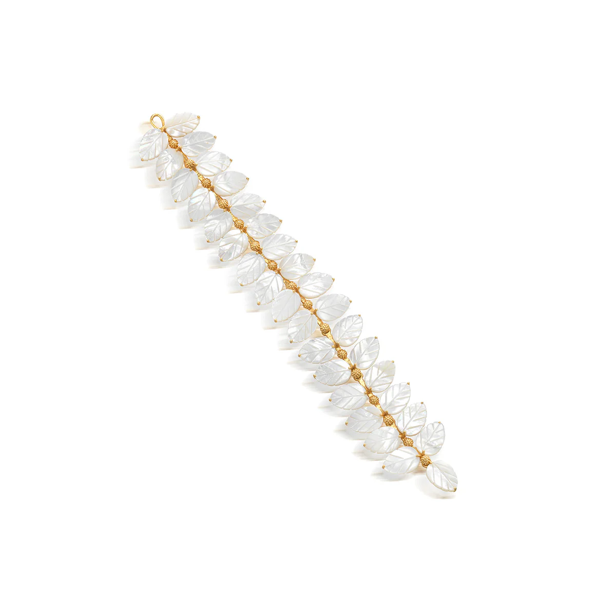 Mermaid Garden Vine Bracelet, 7" - MOP - Image 3