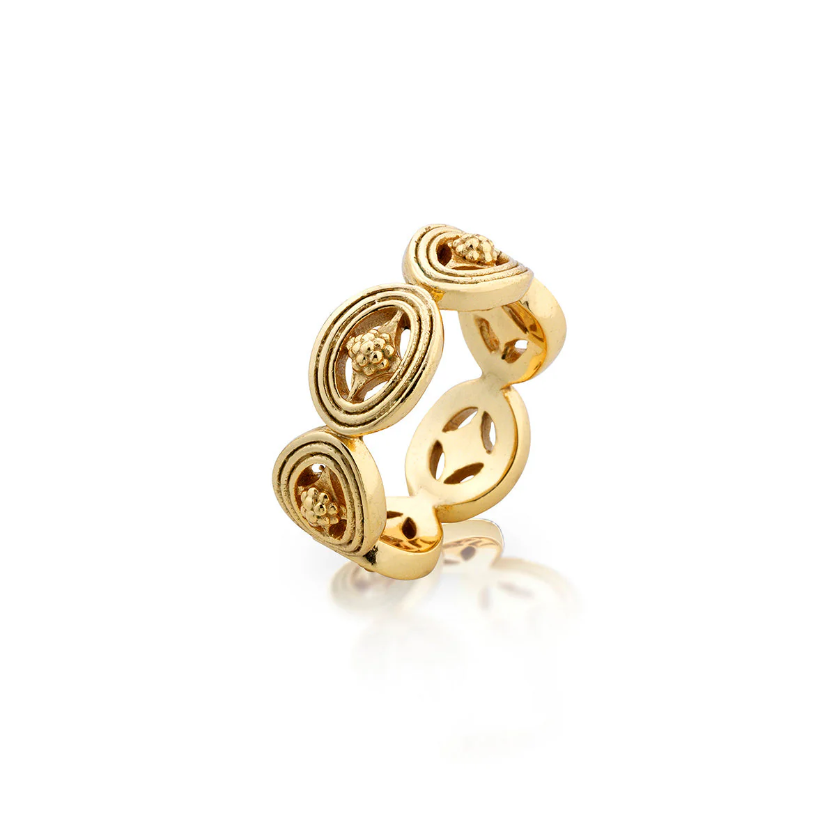 Monique Ring - Gold - Size 9 - Image 4