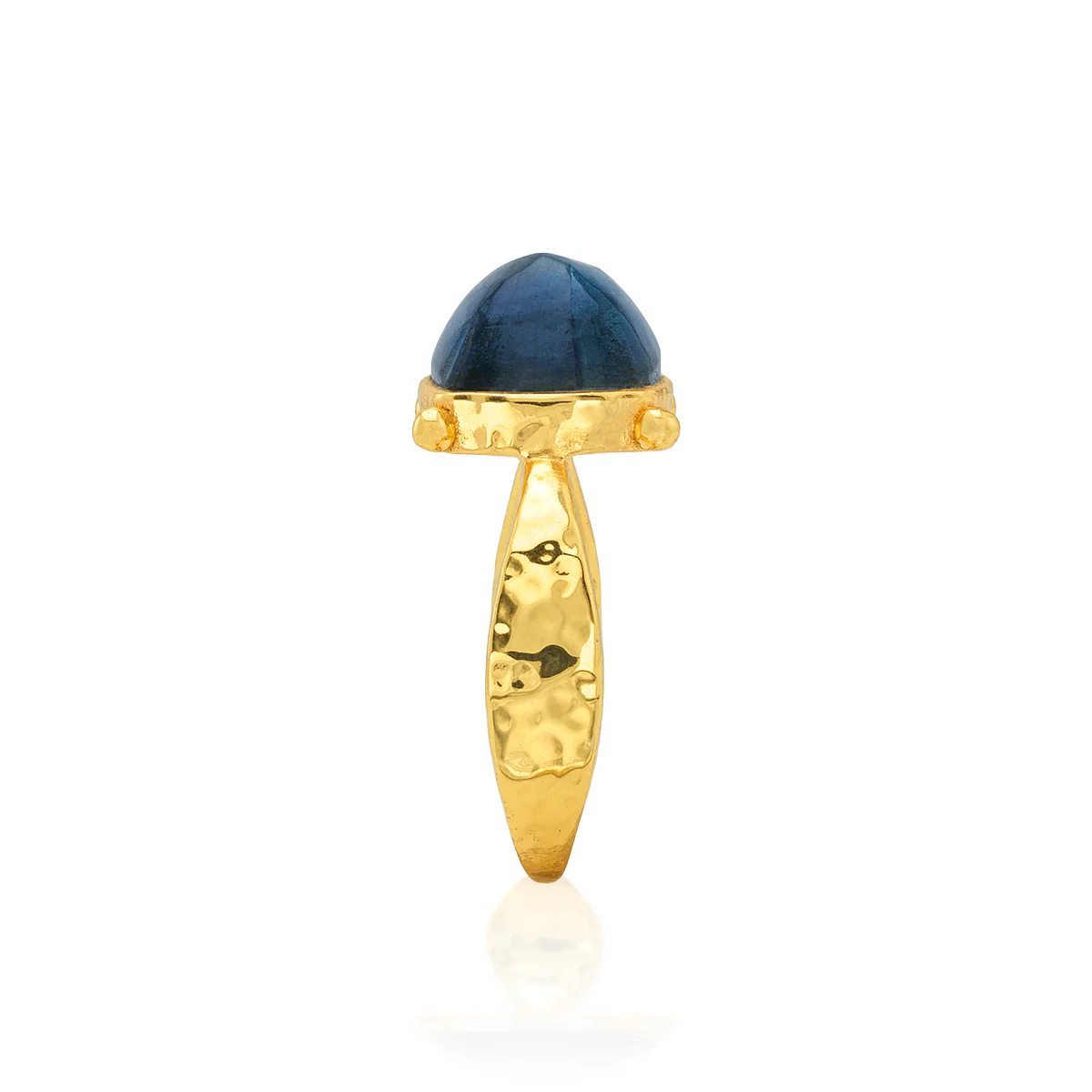 Mystic Eye Gem Ring- Blue Labradorite - Image 4