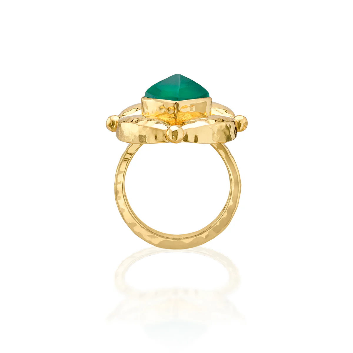 Mystic Eye Ring- Green Onyx - Image 3