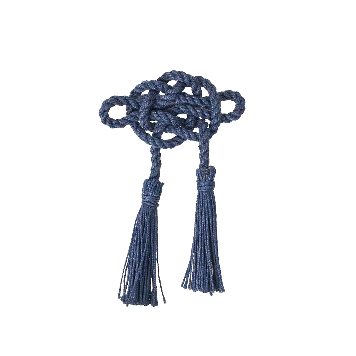 Mystic Knot Napkin Ring Set/4- Navy - Image 3