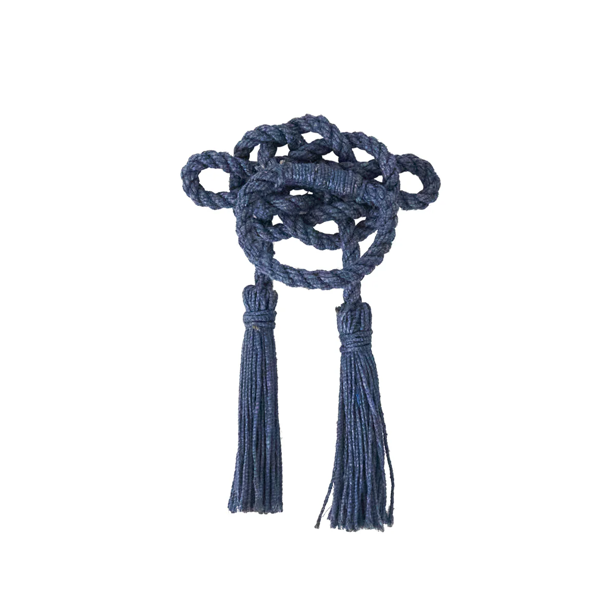 Mystic Knot Napkin Ring Set/4- Navy - Image 4
