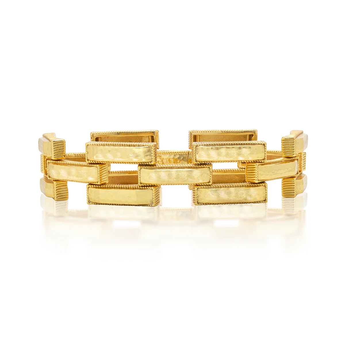 Pathway Link Bracelet, 7.5" - Gold