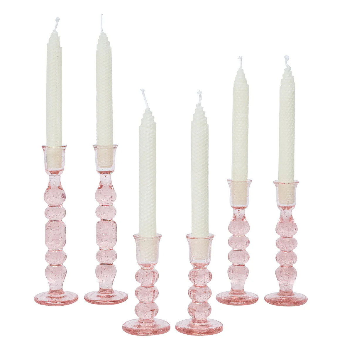 Provence 5" Candlestick Set/2 - Blush - Image 4