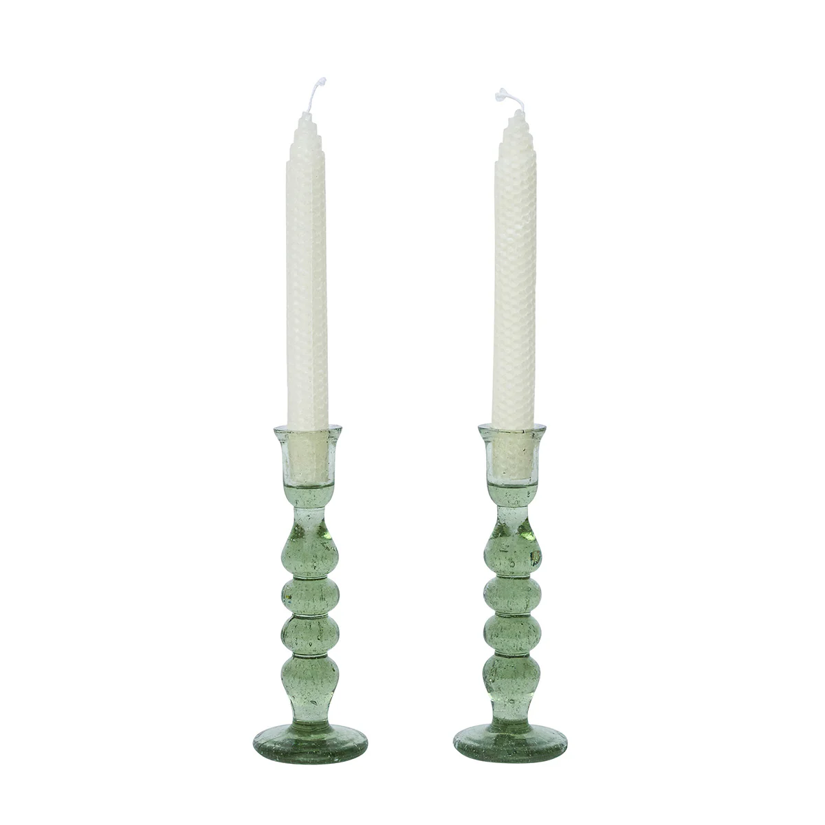 Provence 7" Candlestick Set/2 - Basil - Image 3
