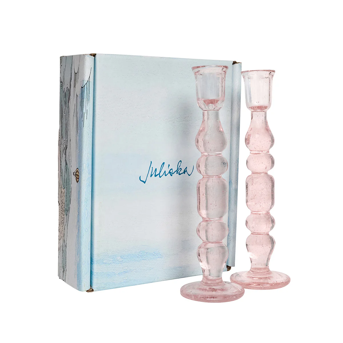 Provence 9" Candlestick Set/2 - Blush - Image 2