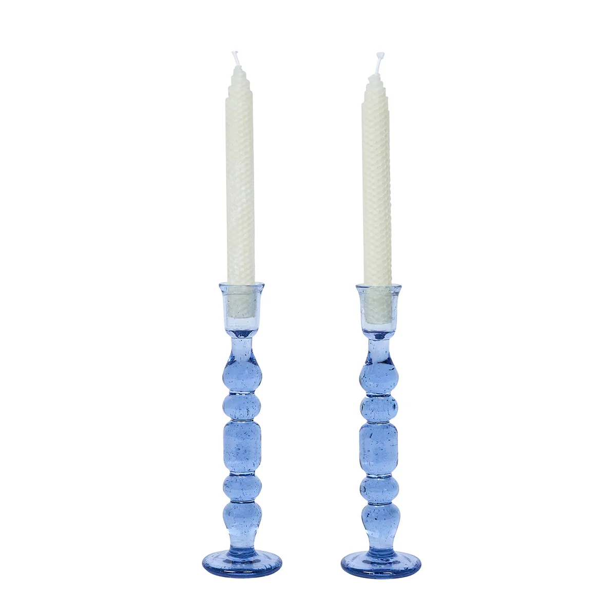 Provence 9" Candlestick set/2 - Chambray - Image 3