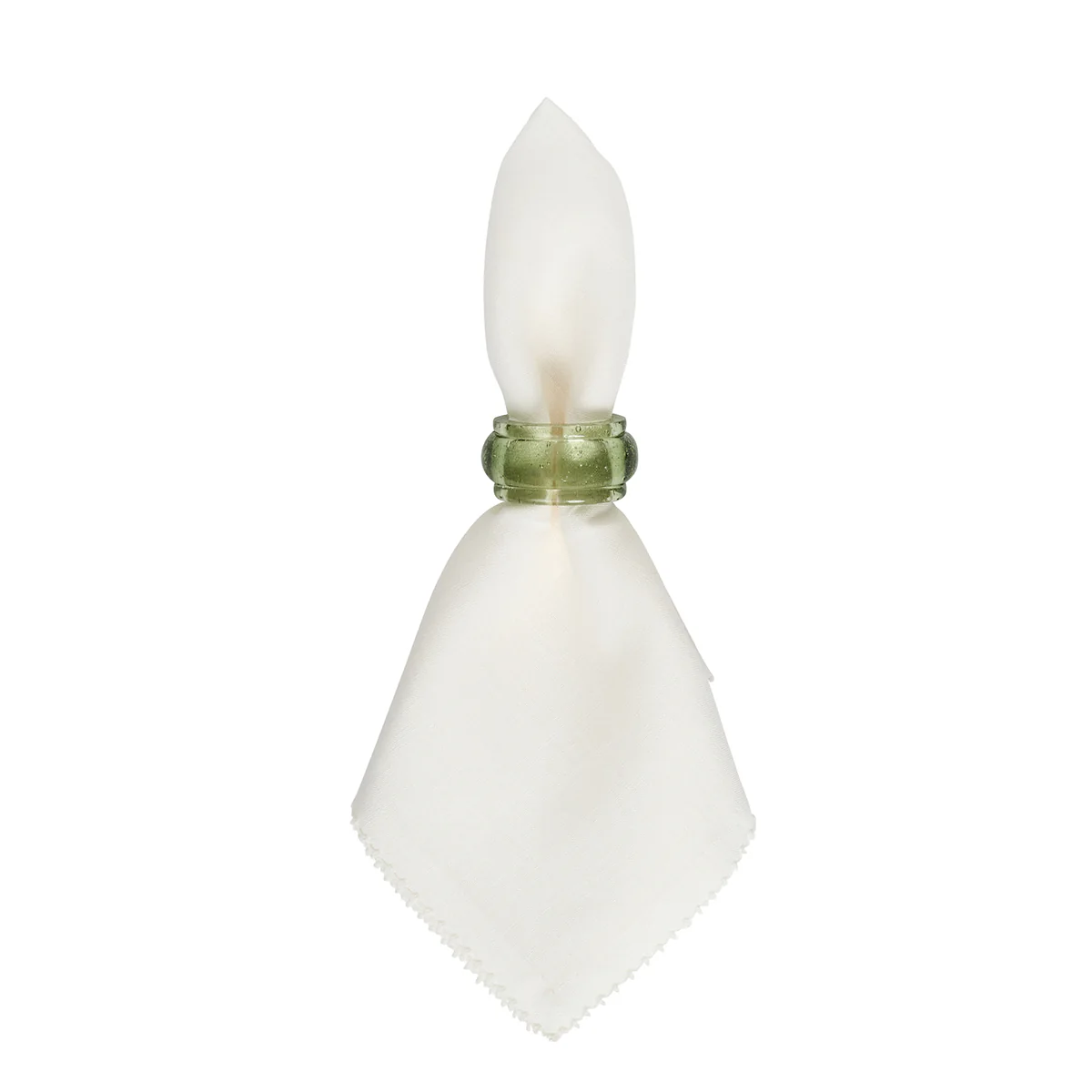Provence Napkin Ring Set/4 - Basil - Image 3