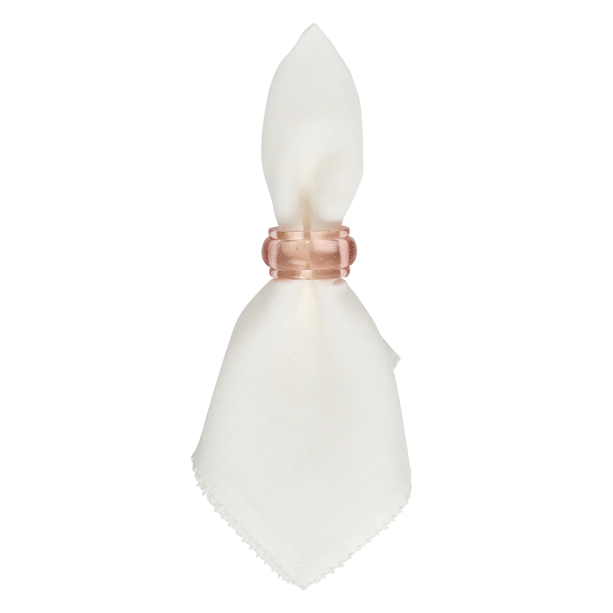 Provence Napkin Ring Set/4 - Blush - Image 3