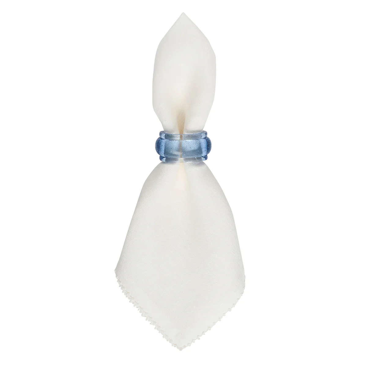 Provence Napkin Ring Set/4 - Chambray - Image 3