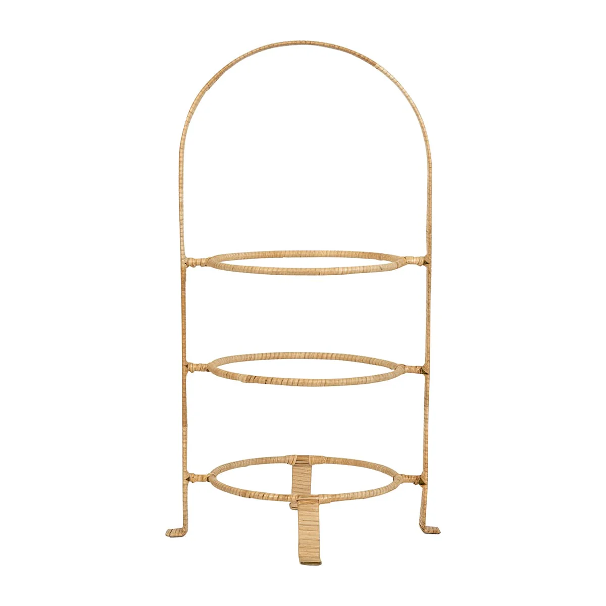 Provence Rattan Triple Tiered Server - Whitewash - Image 10