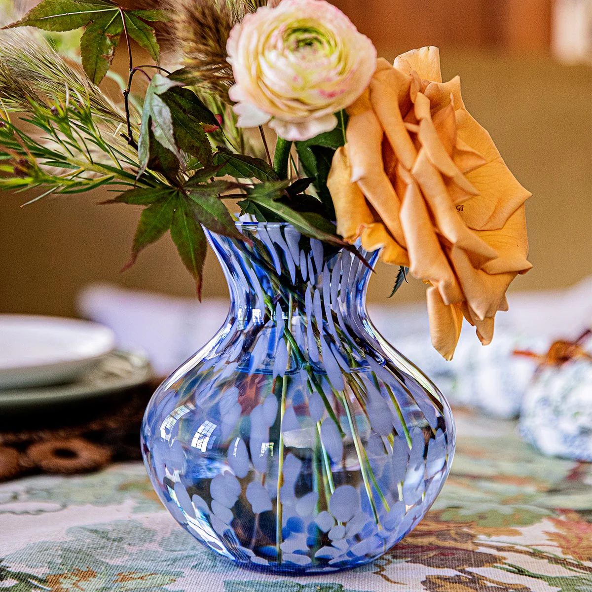 Puro 6" Vase - Blue - Image 4